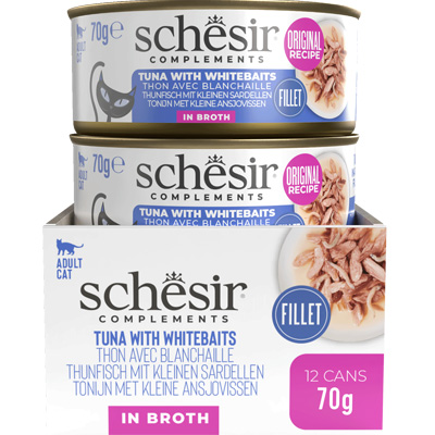 Schesir konzerva Tuniak a ancovicky 70g obsah